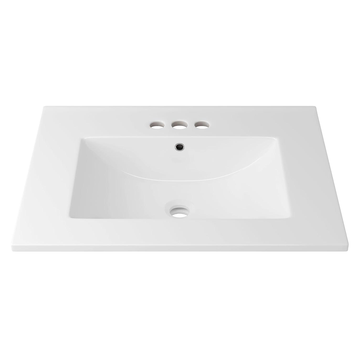 Ceramic 24" Single Bathroom Vanity Top