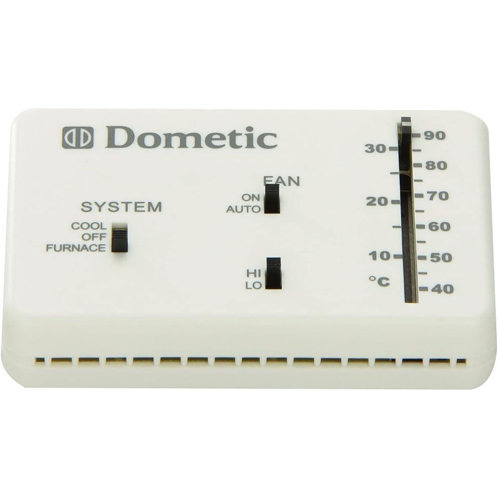 Dometic 3106995.032 OEM Thermostat 6-Wire Analog Control Heat & Cool | Replacement for The Duo-Therm 3106995.032 Thermostat.