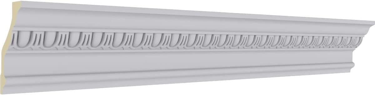 White Egg & Dart Crown Moulding 94.5"