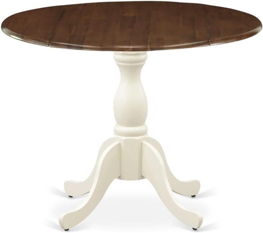 Dublin Extendable Round Solid Wood Dining Table