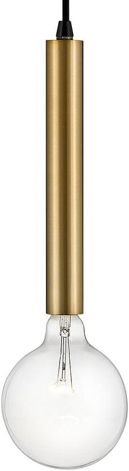 Lark Bobbie 1 - Light Pendant in  Lacquered Brass/Black