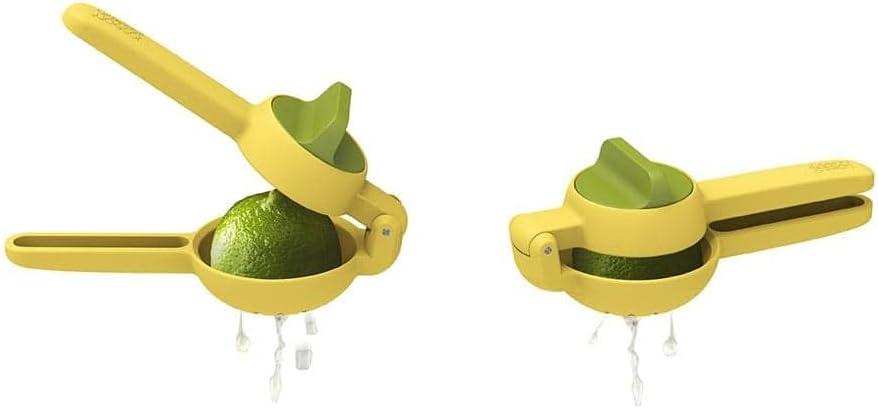 Yellow Stainless Steel Dual-Action Citrus Press