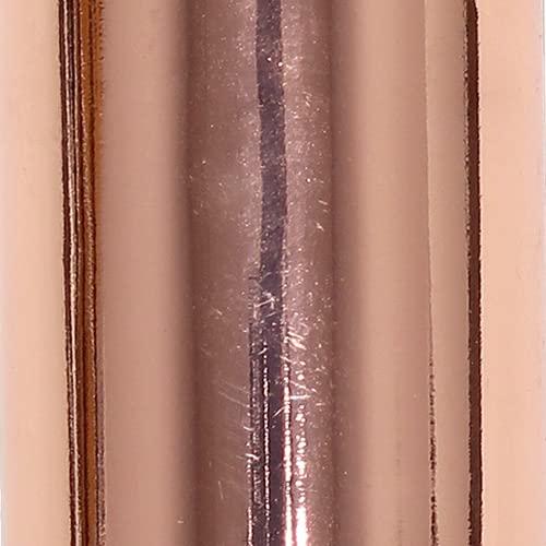 12" Elipse Crystal Flush Mount Ceiling Light, Rose Gold Base & Details - Elegant Designs: UL Listed, 60W
