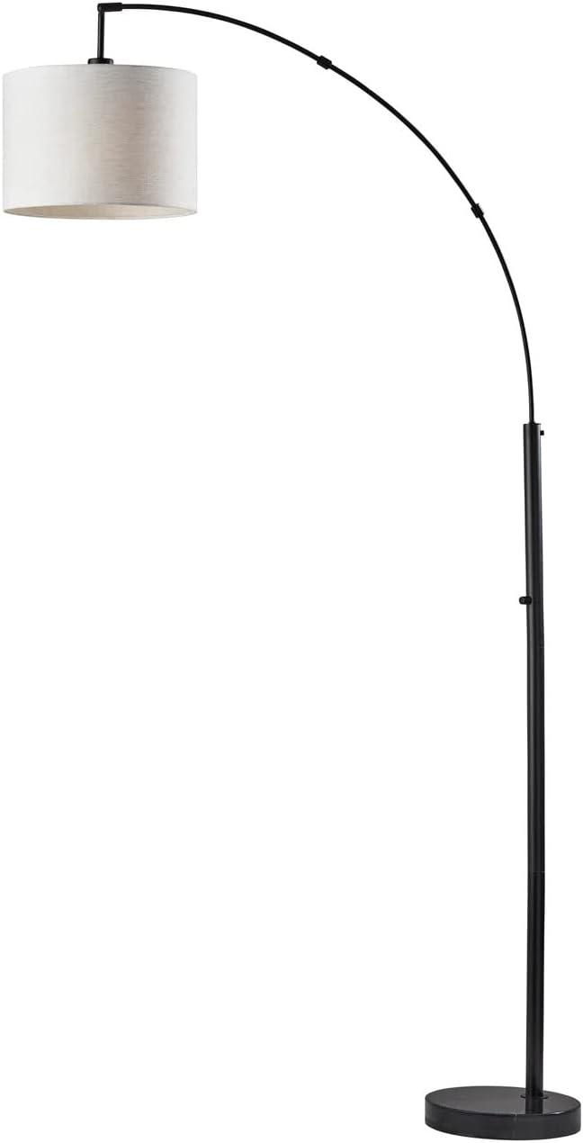 Bowery Arc Lamp in Matte Black Color