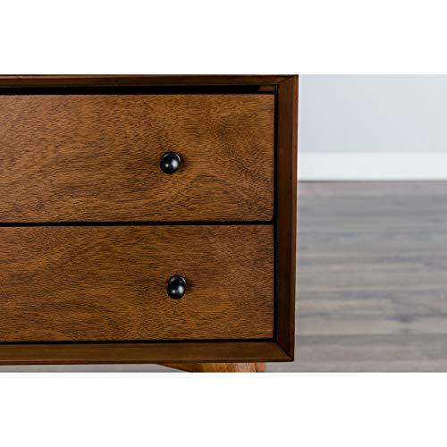 Flynn Grand 28" Brown Mahogany 2-Drawer Nightstand