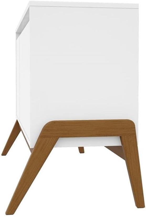 Manhattan Comfort Jernya 49" Sideboard with 4 Shelves in White