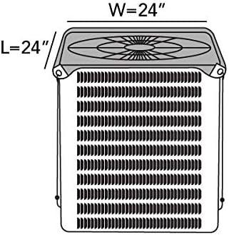 Covermates Armor Top Air Conditioner Cover - Weather Resistant Outdoor Cover, Hard AC Top Cover with Weatherproof Protection, Classic 12-Guage Vinyl, Armor Top 24W x 24D, Green