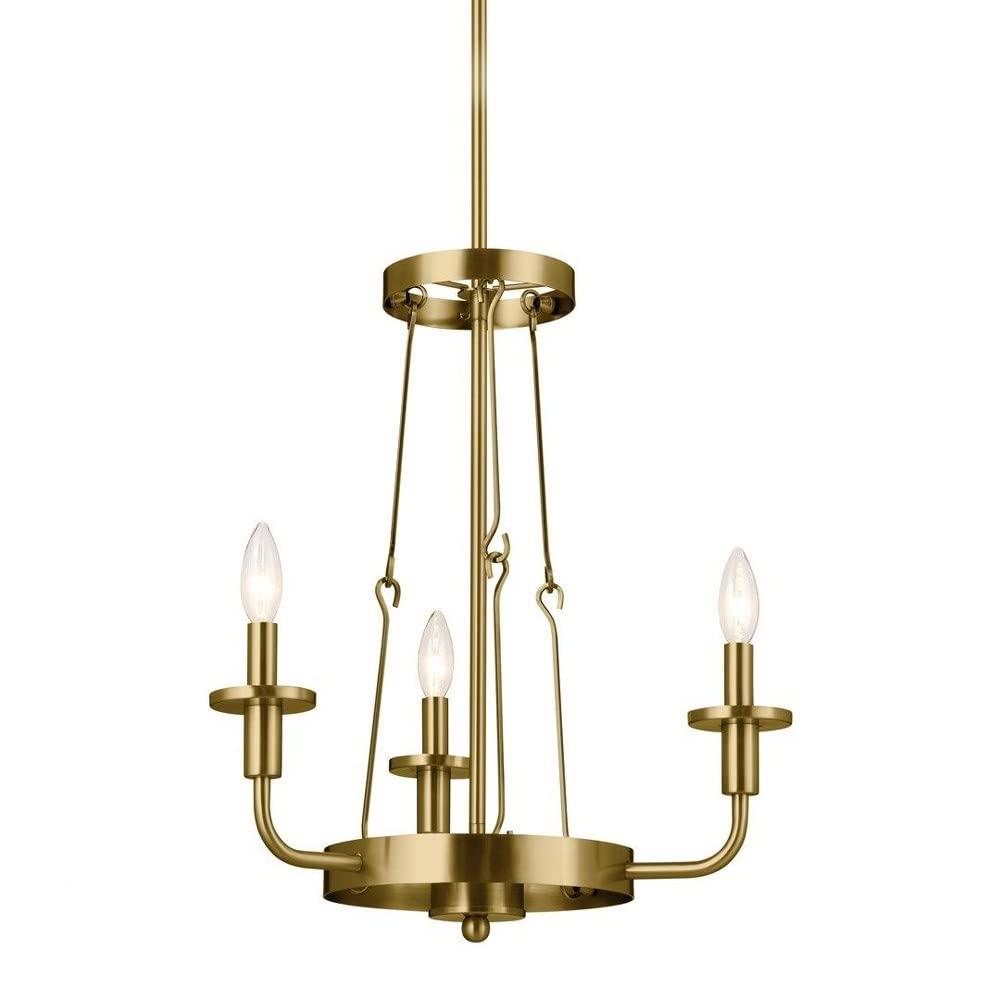 Kichler Lighting Vetivene 3 - Light Chandelier in  Textured Black