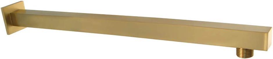 Kingston Brass Kingston Brass Shower Scape 15-3/4-Inch Rain Drop Square Shower Arm with Square Flange K4165