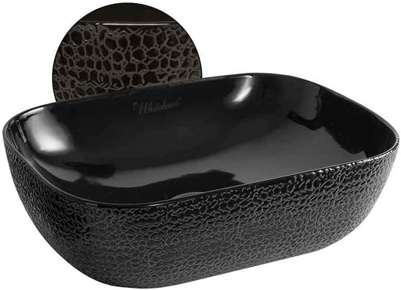 Whitehaus Collection WH71333 Whitehaus Collection Isabella Plus 12.5'' White Vitreous China Rectangular Bathroom Sink