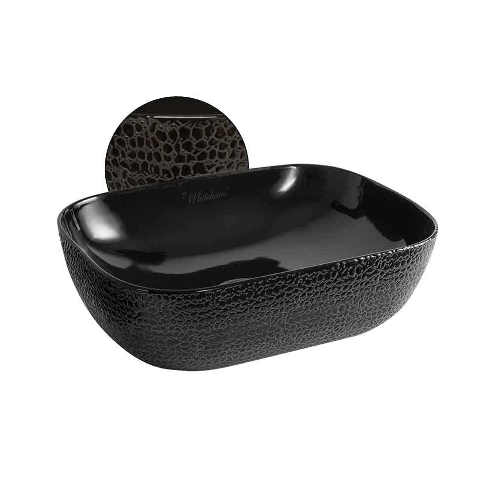 Whitehaus Collection WH71333 Whitehaus Collection Isabella Plus 12.5'' White Vitreous China Rectangular Bathroom Sink