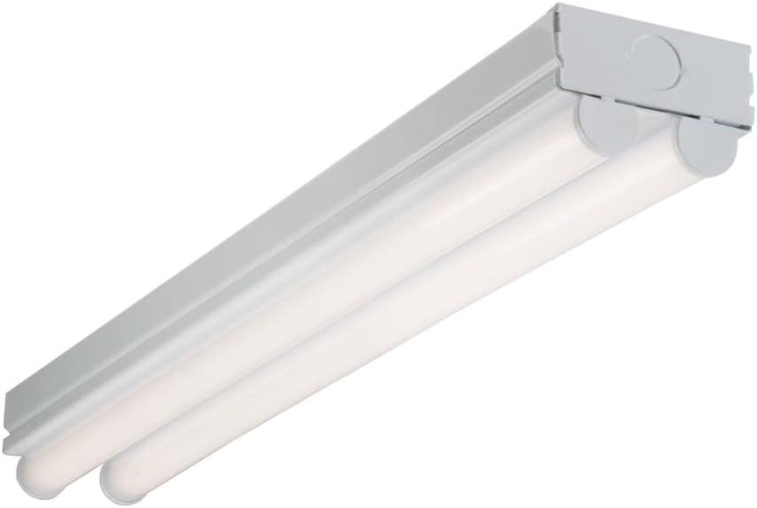 Metalux 24 in. L White Hardwired LED Strip Light 2298 lm