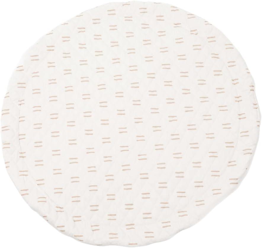 Extra-Large Round Neutral Line Baby Play Mat