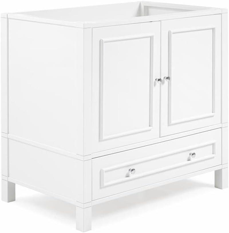 Williamsburg 36"W Transitional Style Vanity Cabinet With Soft Close Doors And Drawers