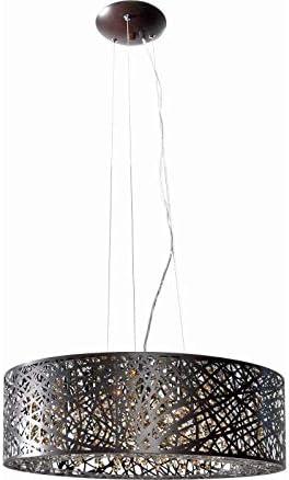 -9 Light Pendant In Contemporary Style-23.5 Inches Wide By 10 Inches High-Bronze Finish-Xenon Lamping Type Et2 Lighting E21308-10Bz
