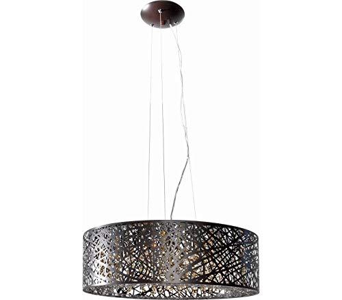 -9 Light Pendant In Contemporary Style-23.5 Inches Wide By 10 Inches High-Bronze Finish-Xenon Lamping Type Et2 Lighting E21308-10Bz