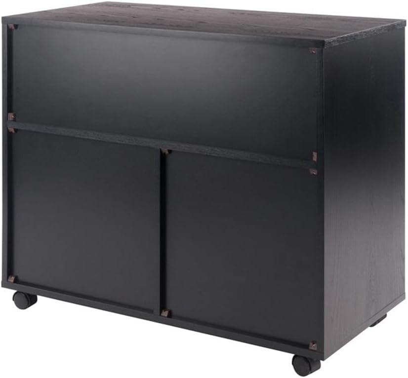 Halifax 3 Section Mobile Storage Cabinet - Winsome