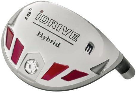 iDrive Hybrids Senior Men’s Golf All Complete Full Set, which Includes: #3, 4, 5, 6, 7, 8, 9, PW Senior Flex with Premium Men's Arthritic Golf Grip Right Handed Clubs