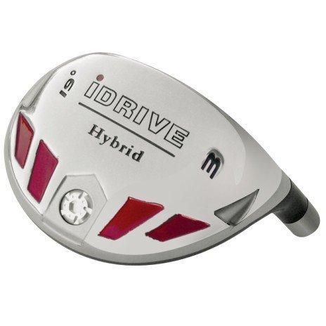 iDrive Hybrids Senior Men’s Golf All Complete Full Set, which Includes: #3, 4, 5, 6, 7, 8, 9, PW Senior Flex with Premium Men's Arthritic Golf Grip Right Handed Clubs
