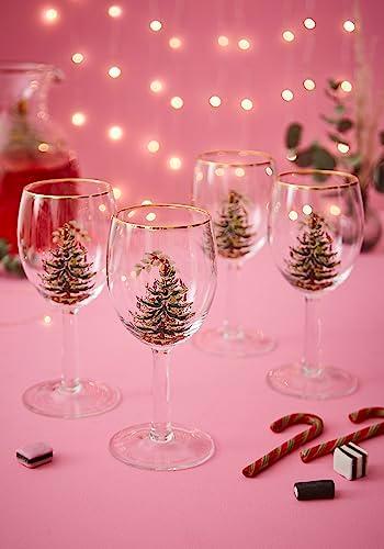 Spode Christmas Tree Wine Glasses (Set of 4)