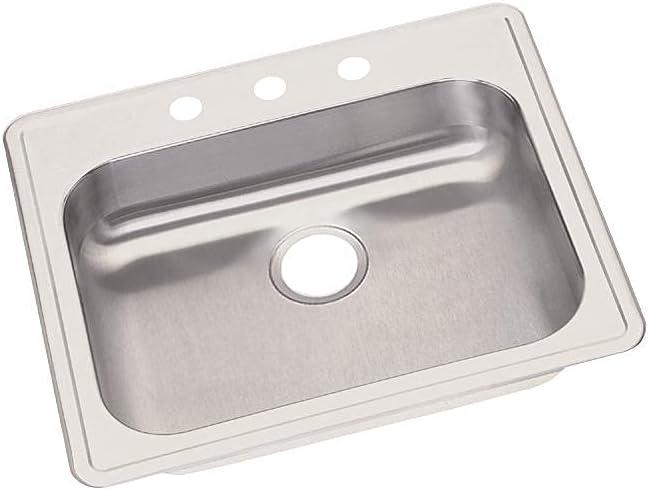 Dayton 25" L x 21" W Drop-in Kitchen Sink