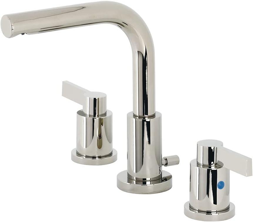 NuvoFusion 8" Polished Nickel Widespread Bathroom Faucet