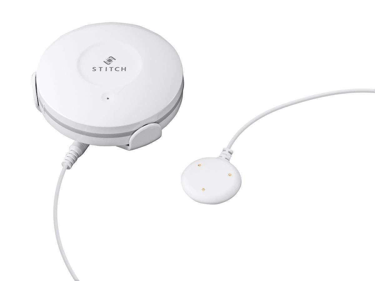 Monoprice Wireless Smart Water Leak/Flood Sensor - White with Probe and Alarm, No Hub Required (Supports IFTTT) - From STITCH Collection