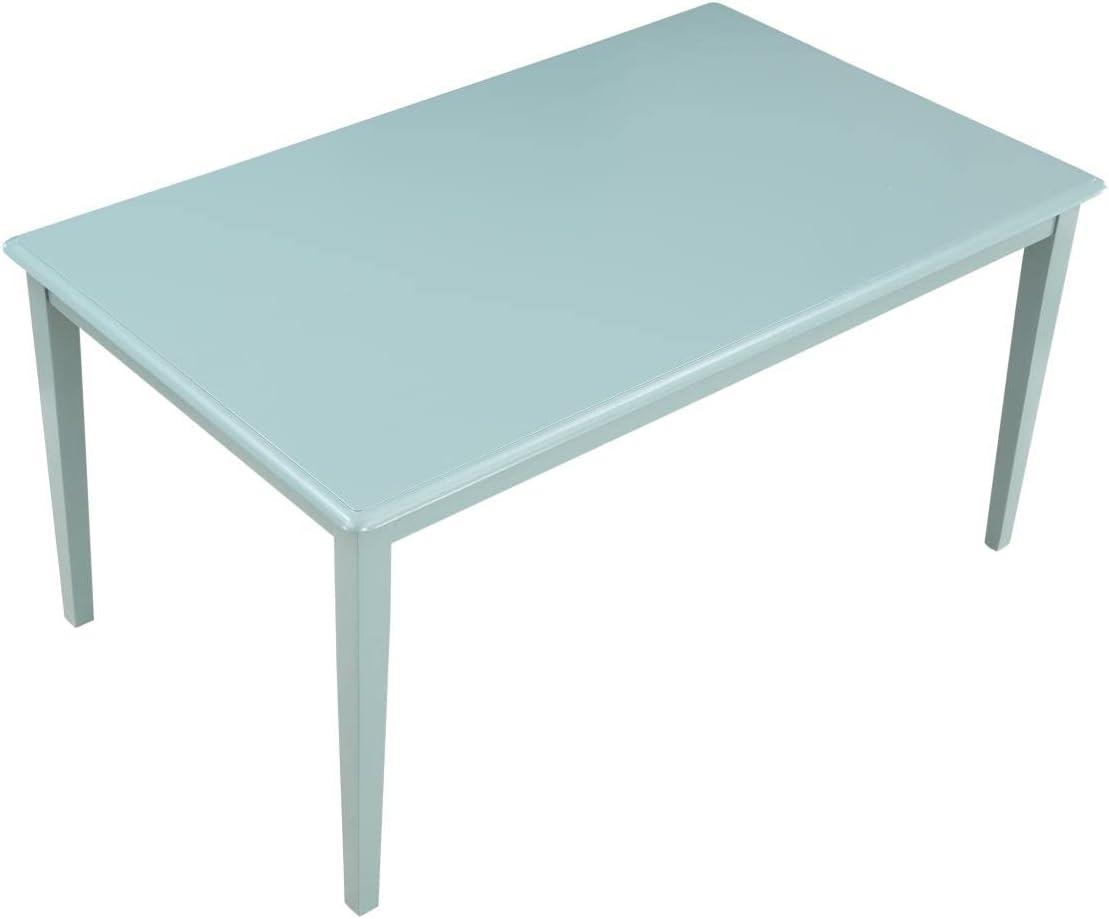 Boraam Shaker Rubberwood Dining Table in Walnut Finish