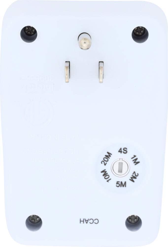 White Wireless Motion Sensing Plug-In Light Control