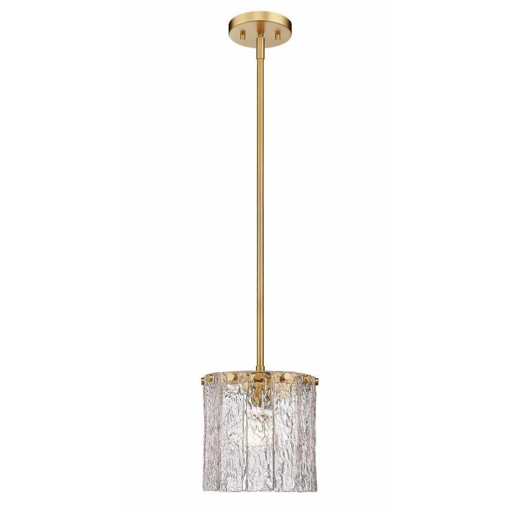 Z-Lite Glacier 1 - Light Pendant in Modern Gold