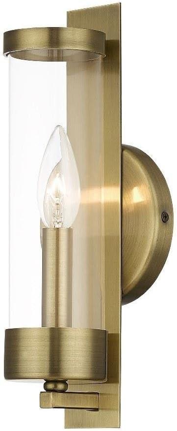 Livex Lighting Castleton 1 - Light Sconce in  Antique Brass