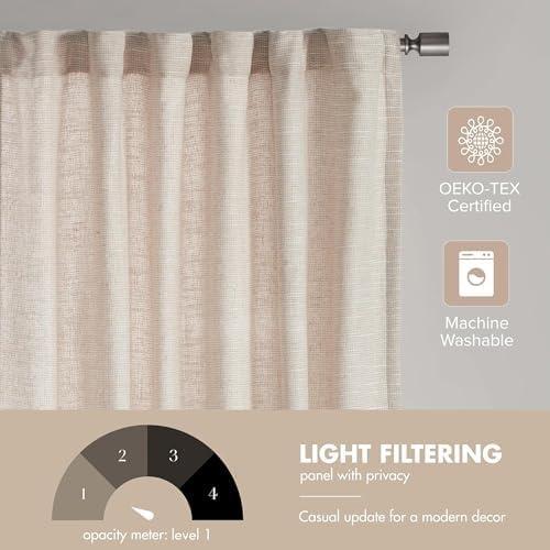 Fleece Lined Rod Pocket Single Curtain Panel