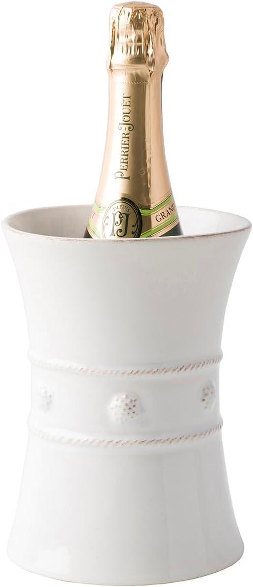 Berry & Thread Utensil Crock/Wine Cooler - Whitewash