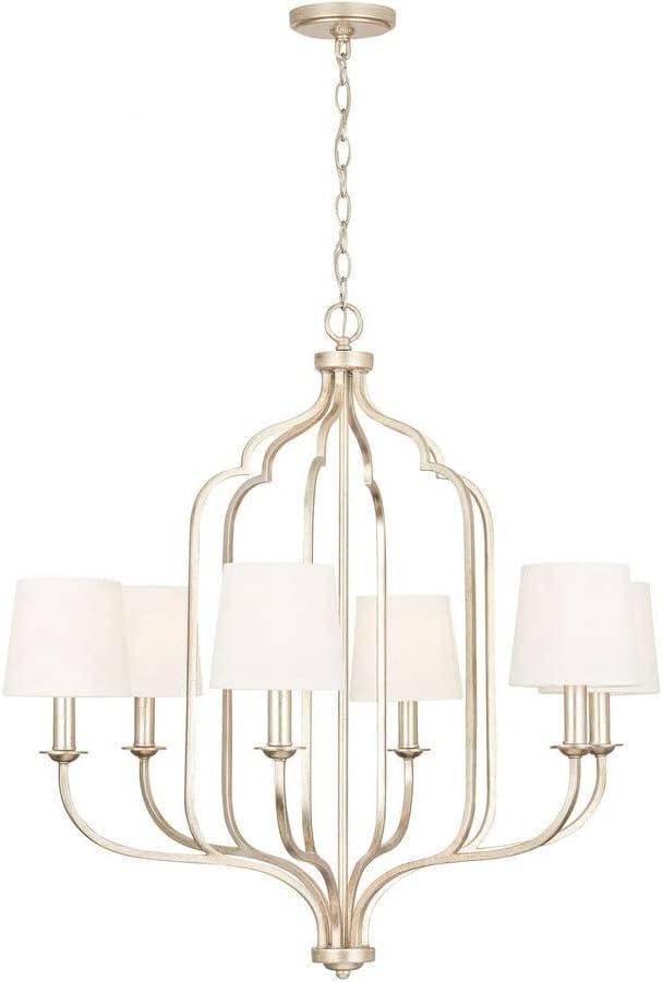 Capital Lighting Ophelia 6 - Light Chandelier in  Winter Gold