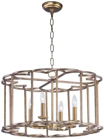 Maxim Lighting Helix 4 - Light Chandelier in  Bronze Fusion