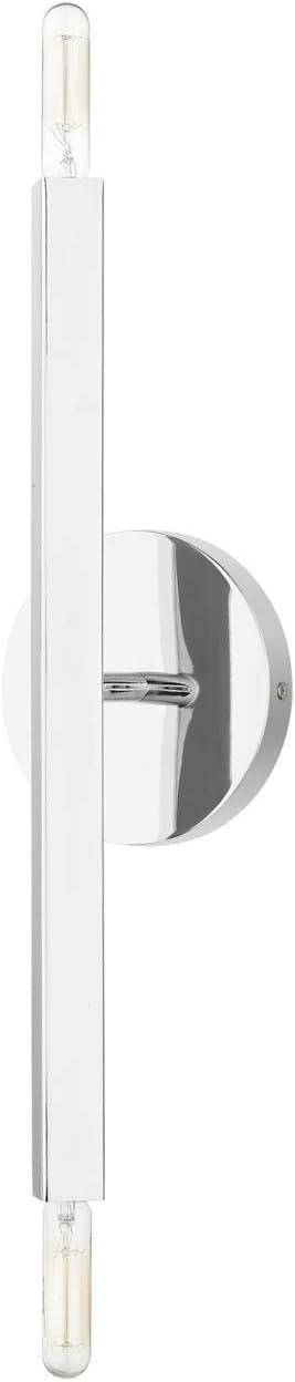 Livex Lighting Moco 2 - Light Wall Light in  Polished Chrome
