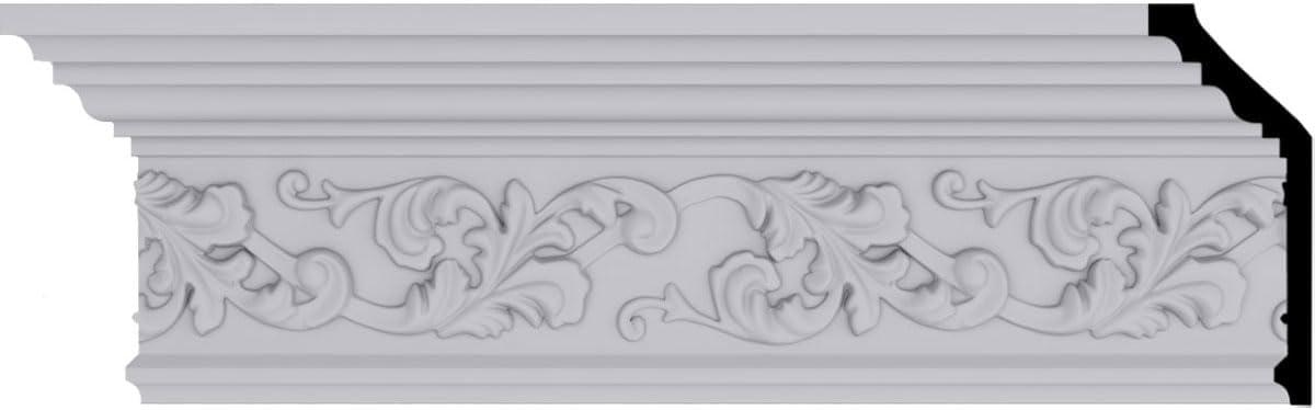 Ekena Millwork 5 1/2"H x 2 1/4"P x 6"F x 94 1/2"L Richmond Crown Moulding