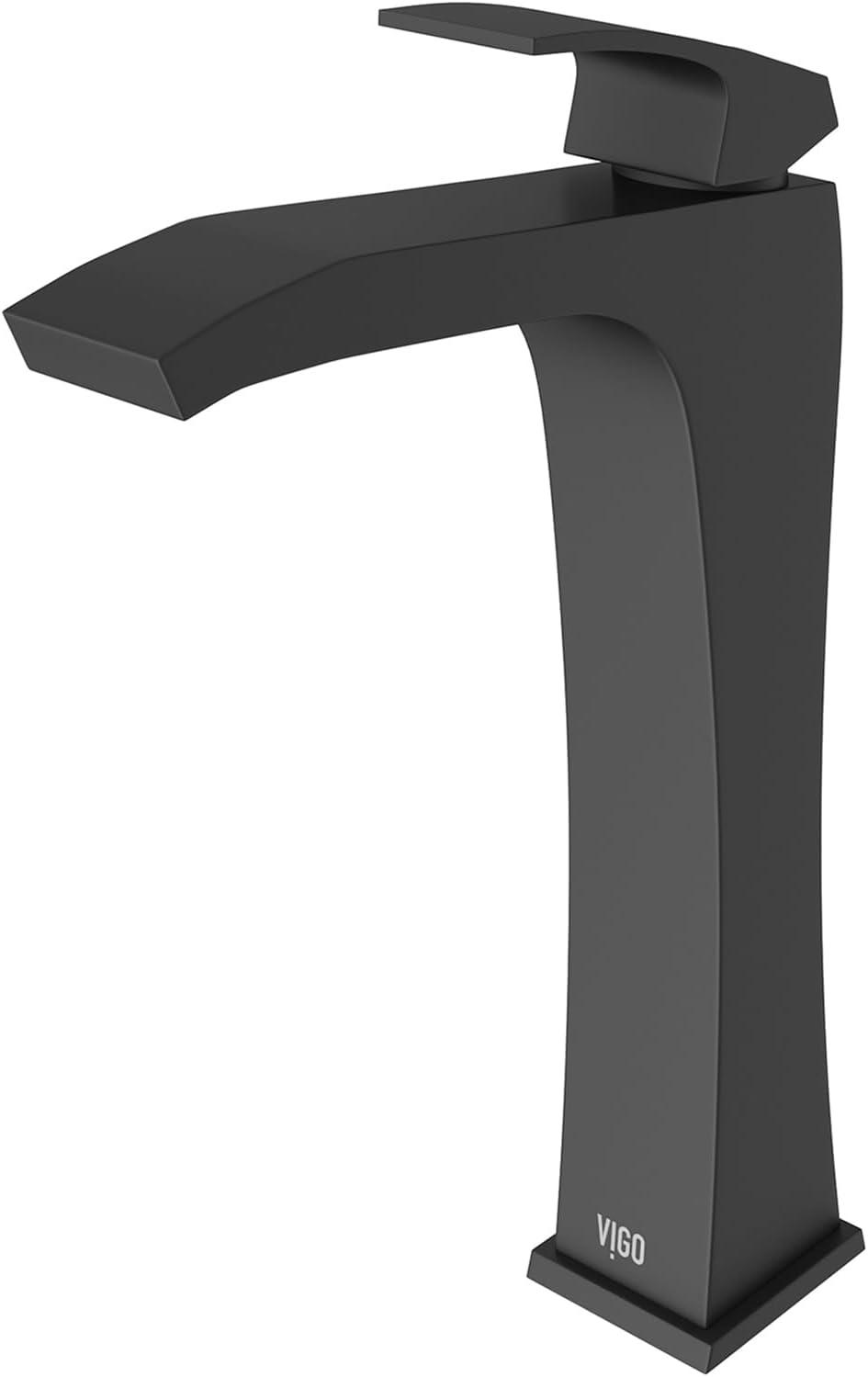 Blackstonian 12" H Single Handle Vessel Sink Bathroom Faucet