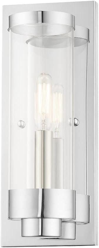 Livex Lighting Hillcrest 1 - Light Wall Light in  Polished Chrome