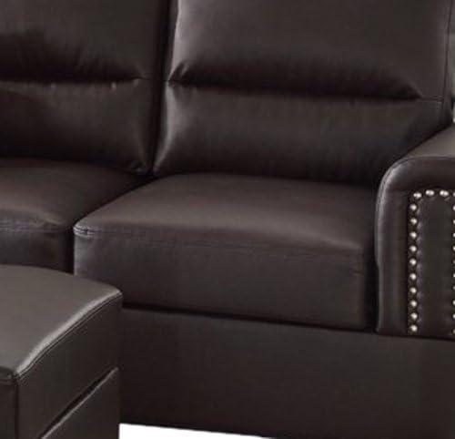 Lebrun 3 - Piece Faux Leather Sectional