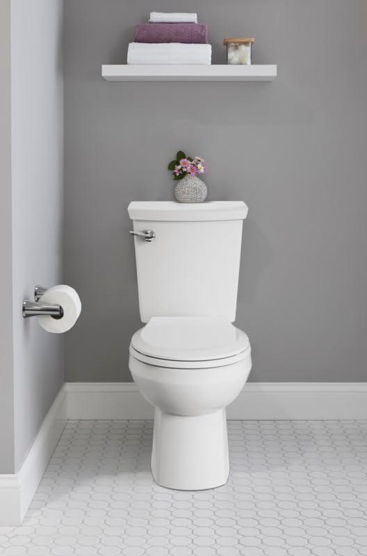 American Standard H2Option 1.1 Gallons GPF Elongated Comfort Height Floor Mounted Two-Piece Toilet (Seat Not Included)