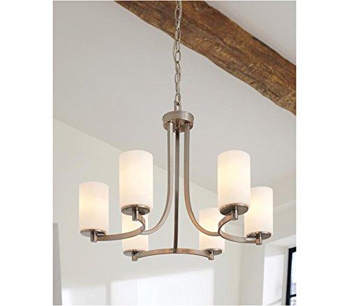 Hettinger 6-Light Brushed Nickel Modern Transitional Hanging Chandelier