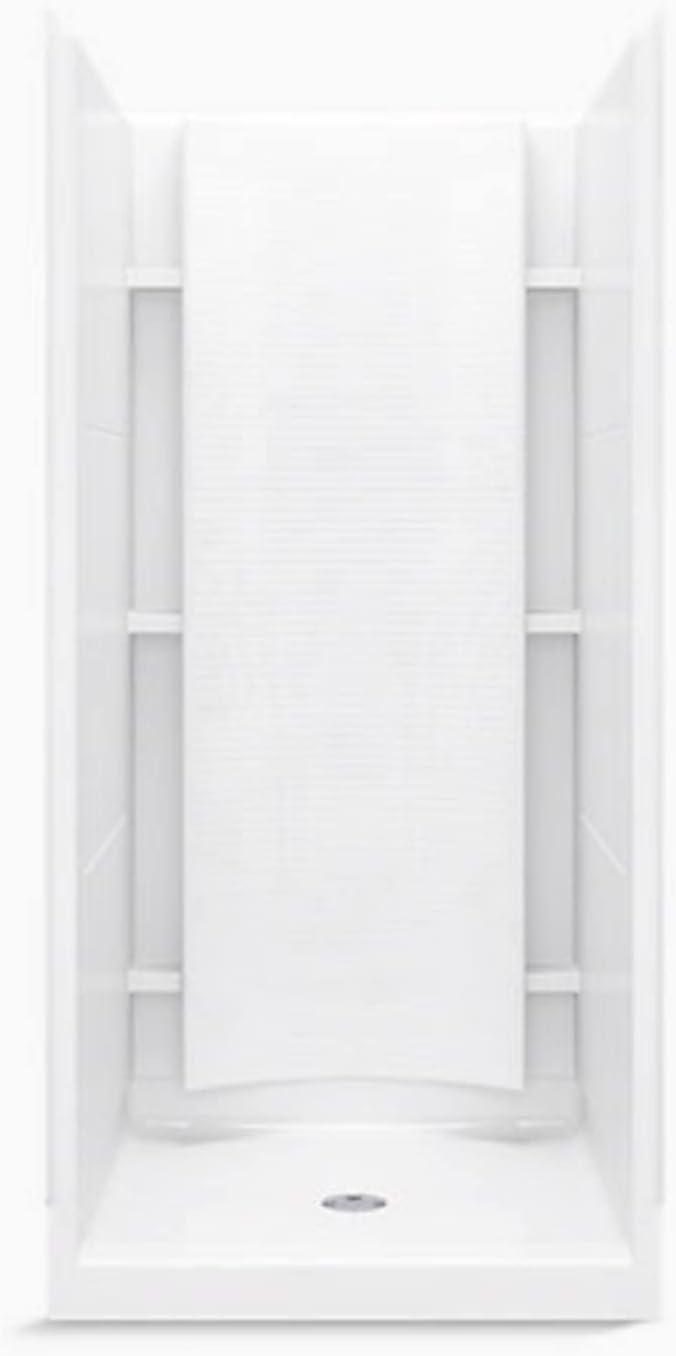 Sterling White Vikrell 36" x 36" Shower Kit with Shelves