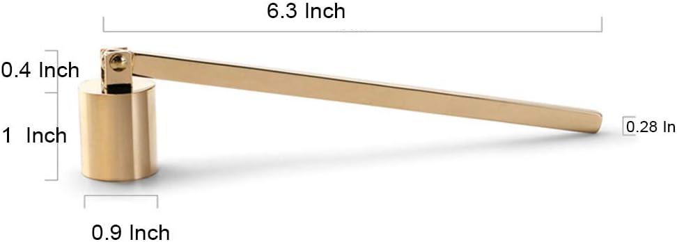 GAKA Candle Snuffer Accessory Black for Putting Out Extinguish Candle Wicks Flame,Cylindrical Shape