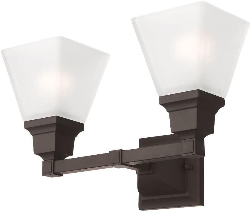 Livex Lighting Mission 2 - Light Vanity in  Polished Brass