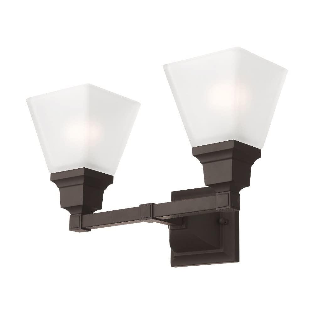 Livex Lighting Mission 2 - Light Vanity in  Polished Nickel