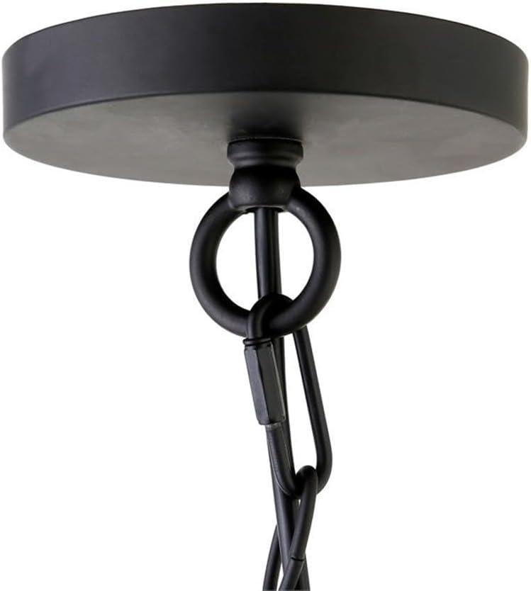 Evelyn&Zoe 7" Brushed Nickel Finish Metal/Glass Pendant