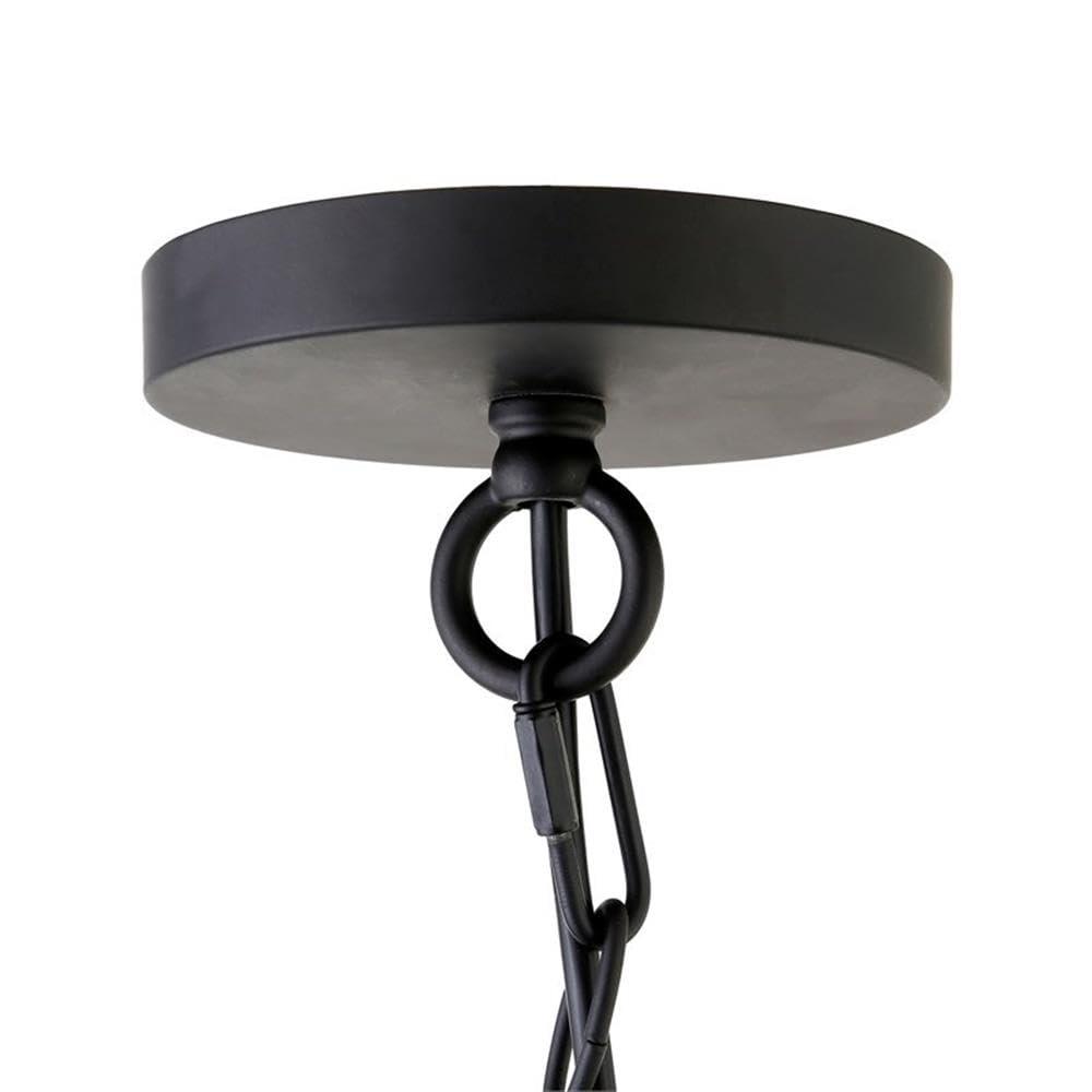 Evelyn&Zoe 7" Brushed Nickel Finish Metal/Glass Pendant