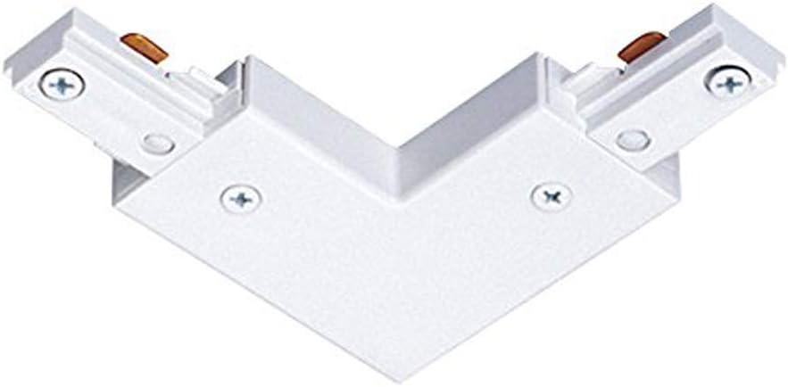 Juno Track Lighting R24WH (R24 WH) Trac Lites Adjustable L Connector, White Color