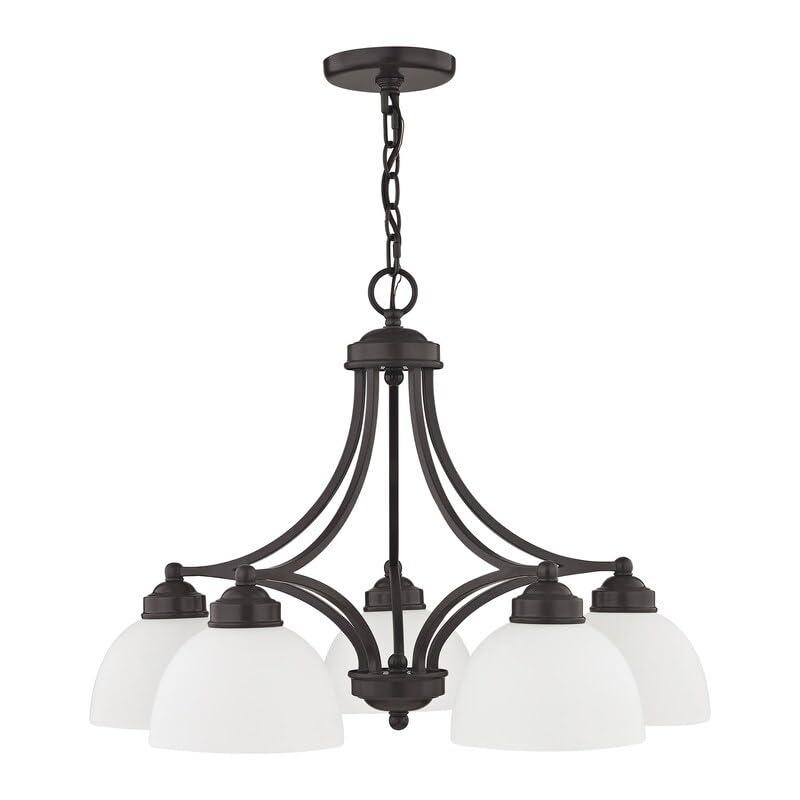 Livex Lighting Somerset 5 - Light Chandelier in  English Bronze